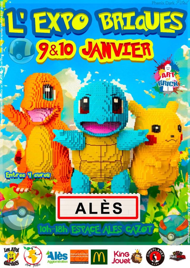Exposition LEGO Expo LEGO Art of Brick 2027 à Alès (30100)