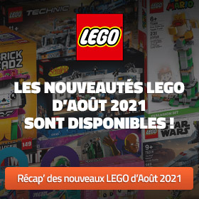 Les nouveautés LEGO d'Août 2021 sont disponibles !