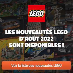 Les nouveautés LEGO d'Août 2022 sont disponibles