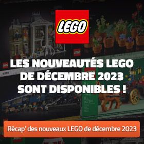 Les nouveautés LEGO de décembre 2023 sont disponibles