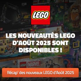 Les nouveautés LEGO d'août 2025 sont disponibles