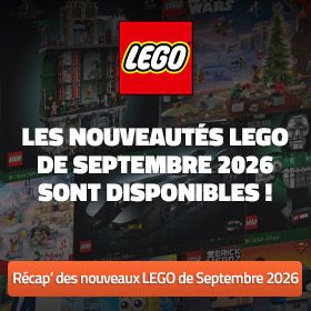 Les nouveautés LEGO de Septembre 2026 sont disponibles