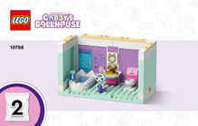 LEGO Gabby's Dollhouse 10788 pas cher, La maison magique de Gabby