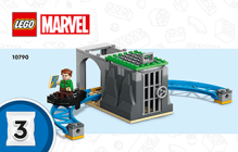 LEGO Marvel 10790 pas cher, L'équipe Spidey au phare du Bouffon Vert