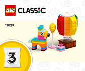 LEGO 11029 Classic Boîte de Fête Créative, Ensemble de Briques, à Jouer en  Famille, Comprend 12 Mini Jouets : Ourson, Clown, Licorne, Ludique pour 5