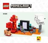 21255 - LEGO® Minecraft - L'Embuscade au Portail du Nether LEGO : King  Jouet, Lego, briques et blocs LEGO - Jeux de construction