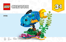 LEGO Creator 3 en 1 31136 Le perroquet exotique, Commandez facilement en  ligne