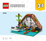 LEGO Creator 3en1 La maison accueillante 31139 Ensemble de jeu de  construction (808 pièces)