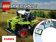 LEGO 42102 Technic Mini CLAAS XERION, Tracteur, Jouet Moissonneuse  Batteuse, Cadeau pour Enfants Véhicule 8 Ans et + : Adore Oyuncak:  : Jeux et Jouets