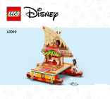 LEGO 43210 Le bateau d'exploration de Vaiana