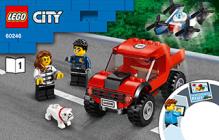 LEGO 60246 City Police Le Commissariat de Police : : Jeux