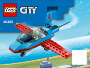 LEGO City L'avion de voltige 60323 LEGO : la boîte à Prix Carrefour
