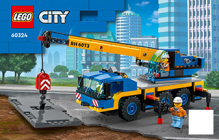 LEGO City 60324 pas cher, La grue mobile