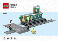 LEGO City La gare ferroviaire 60335 Ensemble de construction (907 pièces) -  Notre exclusivité