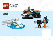 LEGO City Arctic Explorer 60376 Jeu de construction motoneige avec