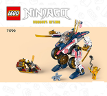 LEGO NINJAGO Le Robot Bolide Transformable de Sora 71792 LEGO : la