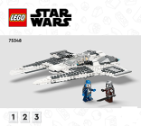 LEGO®75348 - Le chasseur Fang Mandalorien contre le TIE