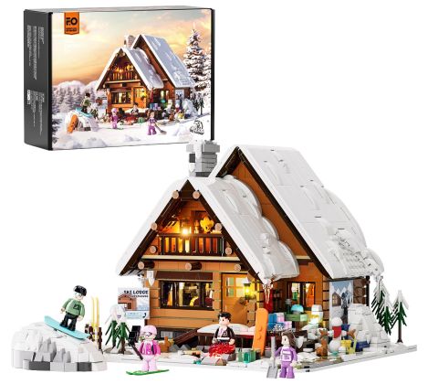 Lumibricks Retro House 10008 Chalet de ski