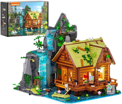Lumibricks Retro House 10010 Cabane au pied de la cascade