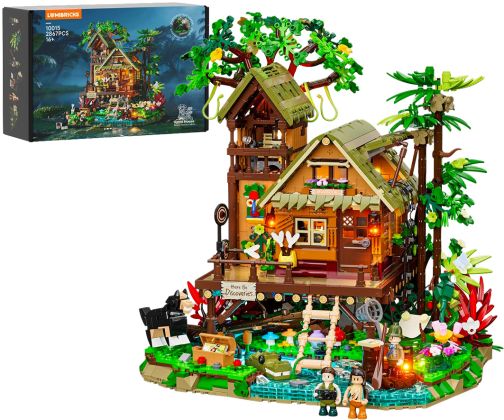 Lumibricks Retro House 10015 Cabane dans la forêt brumeuse