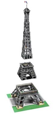 LEGO Creator 10181 pas cher, La Tour Eiffel