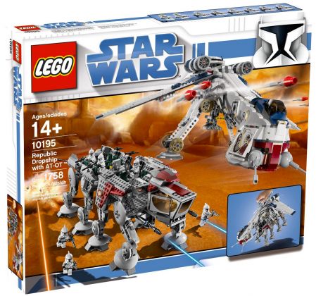 LEGO Star Wars 10195 Le Republic Dropship avec l'AT-OT Walker