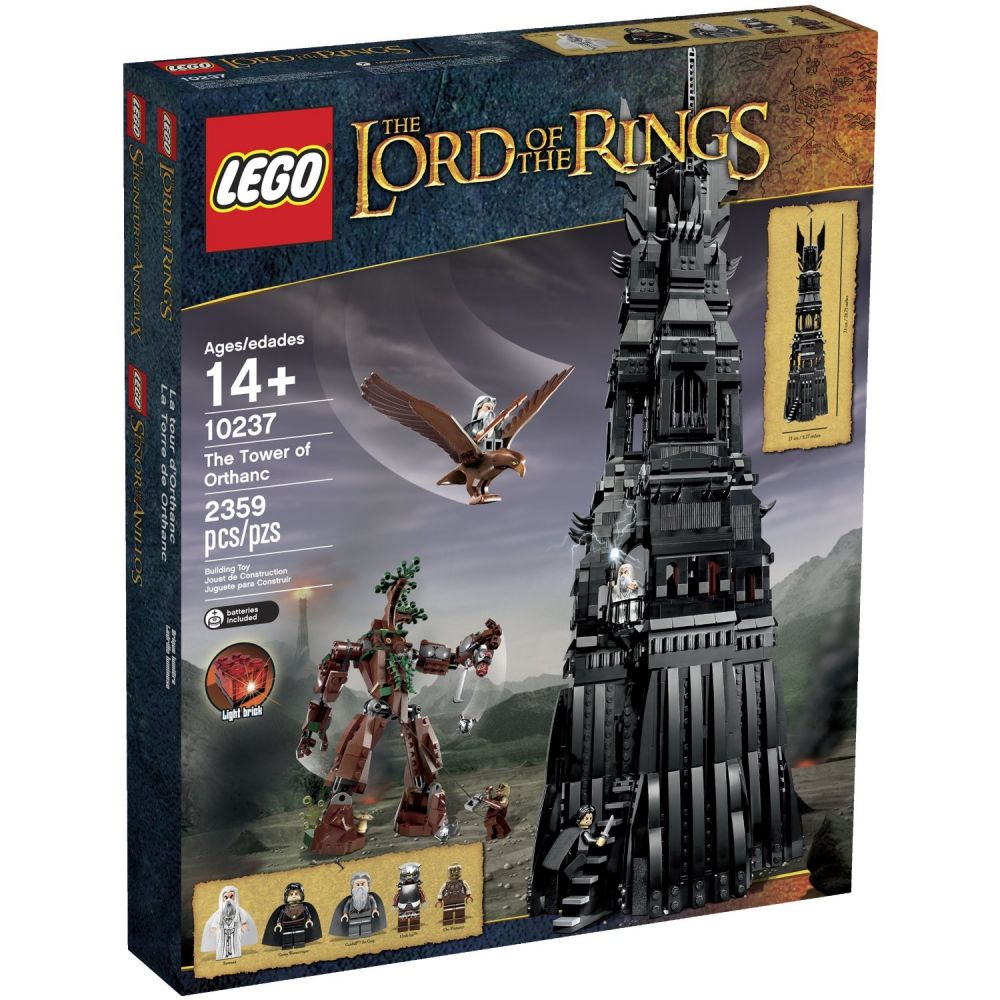 LEGO Le Seigneur des Anneaux 10237 pas cher, La tour d'Orthanc