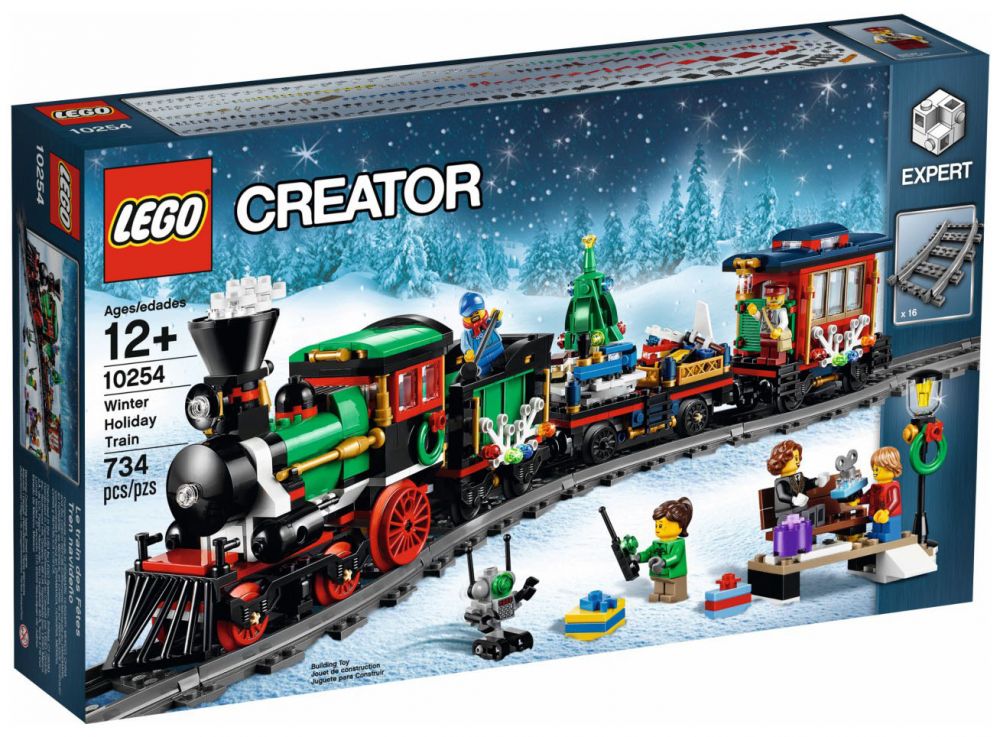 LEGO Creator 10254 pas cher, Le train de Noël