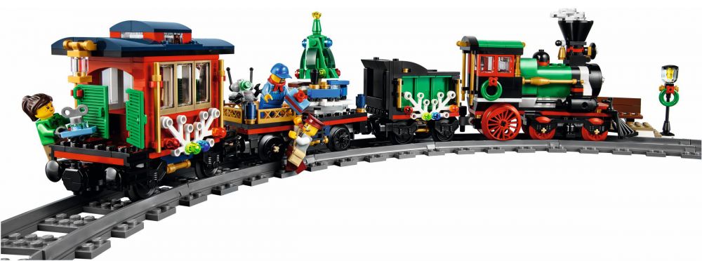 train de noel lego