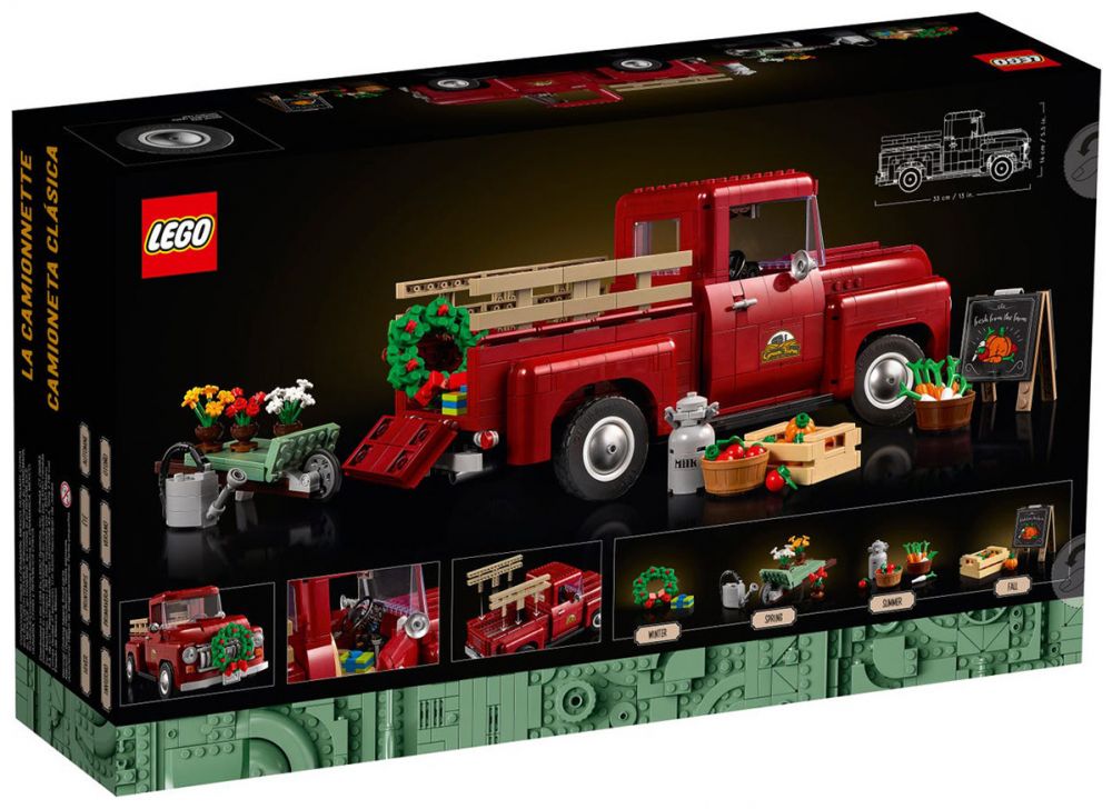 LEGO Icons 10290 pas cher, Le pick-up