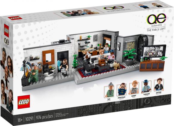 LEGO Adults Welcome 10291 Queer Eye – Le loft des Fab 5