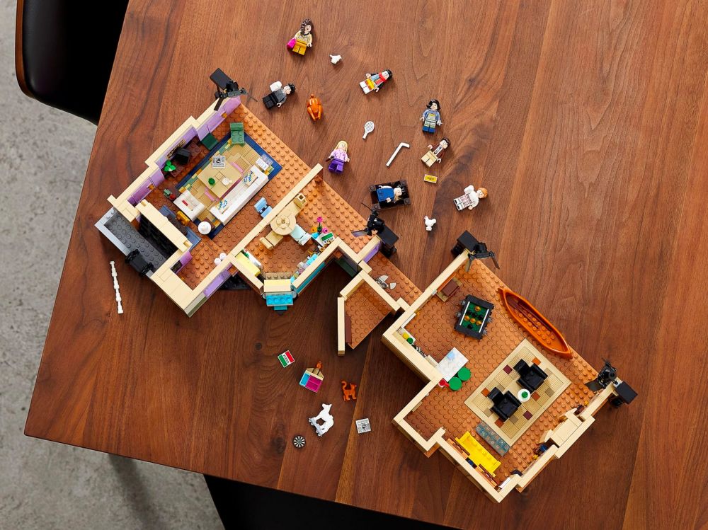 Boîtier d'affichage cadre pour figurines Lego ® Friends appartement 10292  27cm