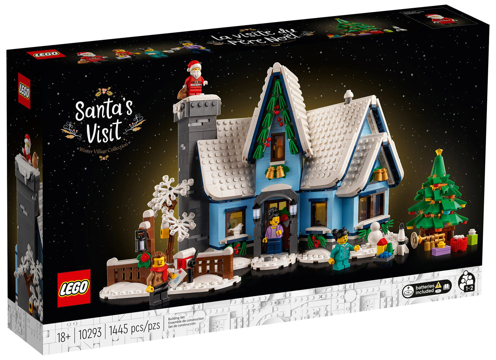LEGO Creator 10293 pas cher, La visite du Père Noël