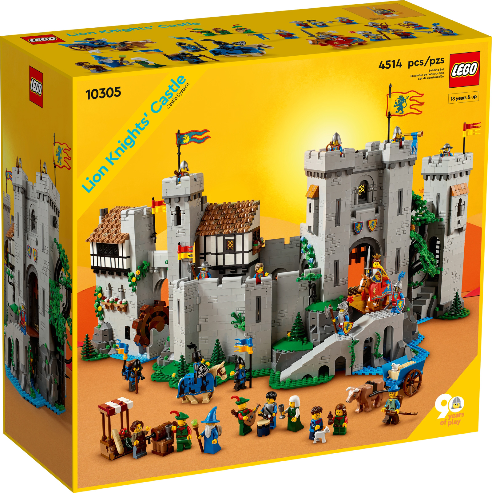 LEGO Icons 10305 Le château des Chevaliers du Lion - Prix LEGO : 399,99€