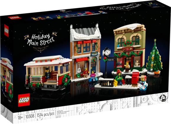 LEGO Icons 10308 La grande rue décorée pour les fêtes