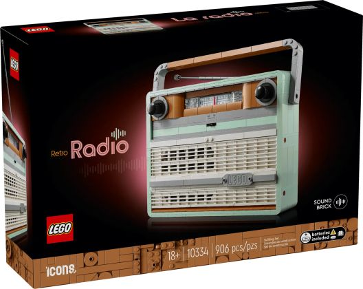 LEGO Icons 10334 La radio rétro