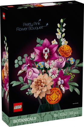 LEGO Icons 10342 Le joli bouquet de fleurs roses