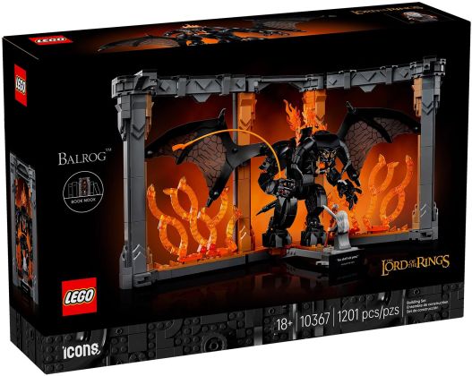 LEGO Icons 10367 Le Seigneur des Anneaux : Book Nook du Balrog