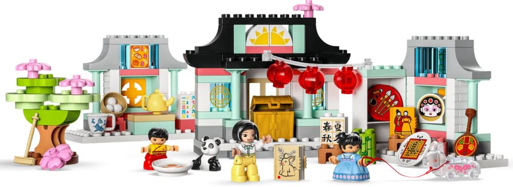 LEGO DUPLO 10411 Découvrir la Culture Chinoise, Jouet Éducatif, Pand