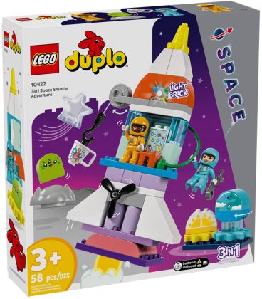 LEGO Duplo 10422 L'aventure en navette spatiale 3-en-1