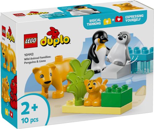 LEGO Duplo 10442 Familles d’animaux sauvages : pingouins et lions