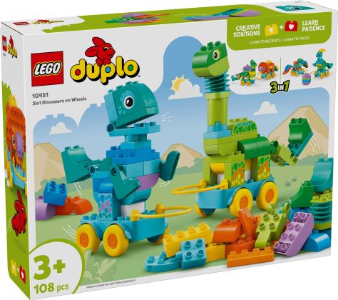 LEGO Duplo 10451 3in1 Dinosaurs on Wheels