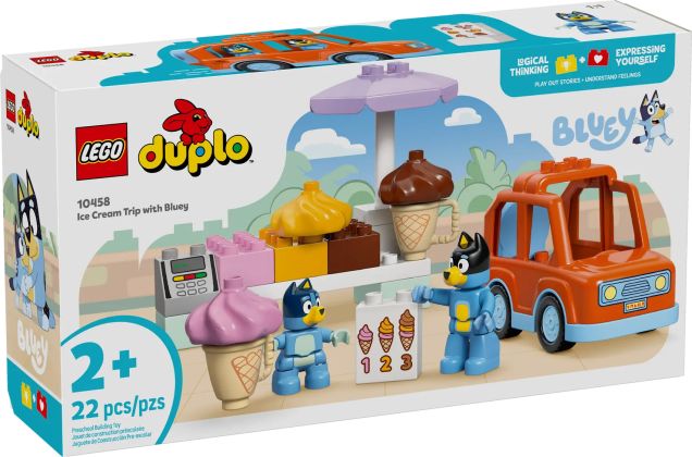 LEGO Bluey 10458 Visite chez le marchand de glace avec Bluey