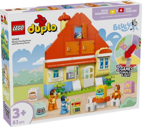 LEGO Bluey 10459 La maison de famille de Bluey et le jeu de mémoire