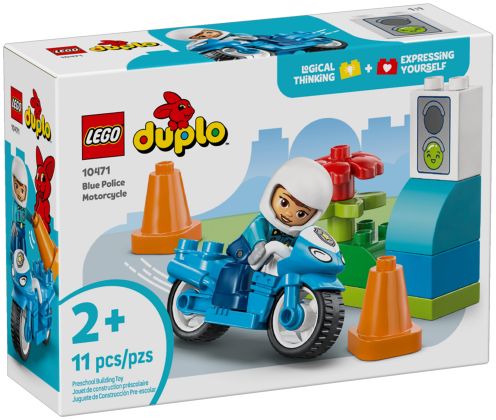LEGO Duplo 10471 La moto de police bleue