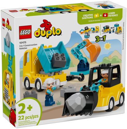 LEGO Duplo 10475 Les véhicules de chantier 3-en-1