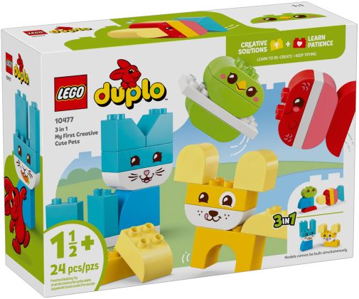 LEGO Duplo 10477 Les jolis animaux créatifs 3-en-1