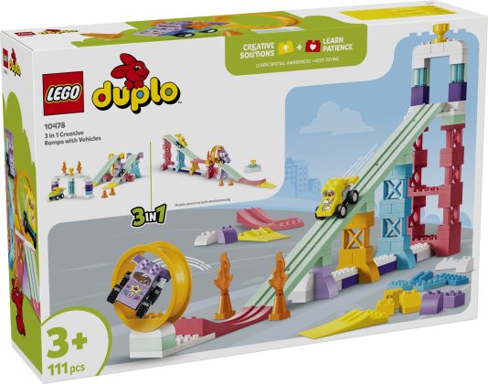 LEGO Duplo 10478 Rampes créatives 3-en-1 avec véhicules