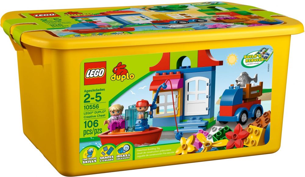 LEGO Duplo 10556 pas cher, Maxi caisse jaune LEGO DUPLO