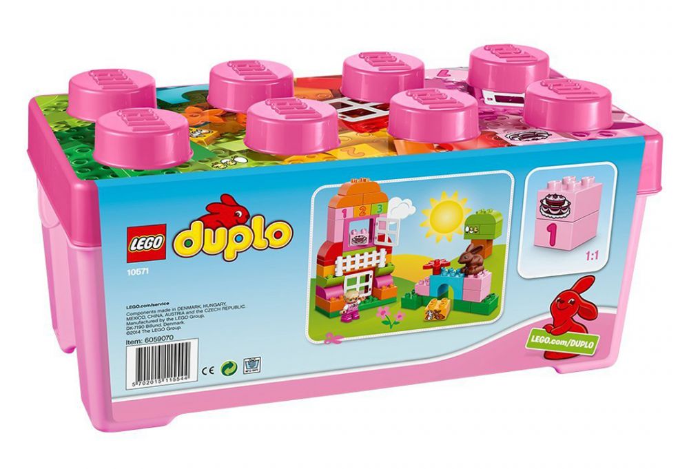 LEGO Duplo 10571 pas cher, Grande boîte mon jardin merveilleux